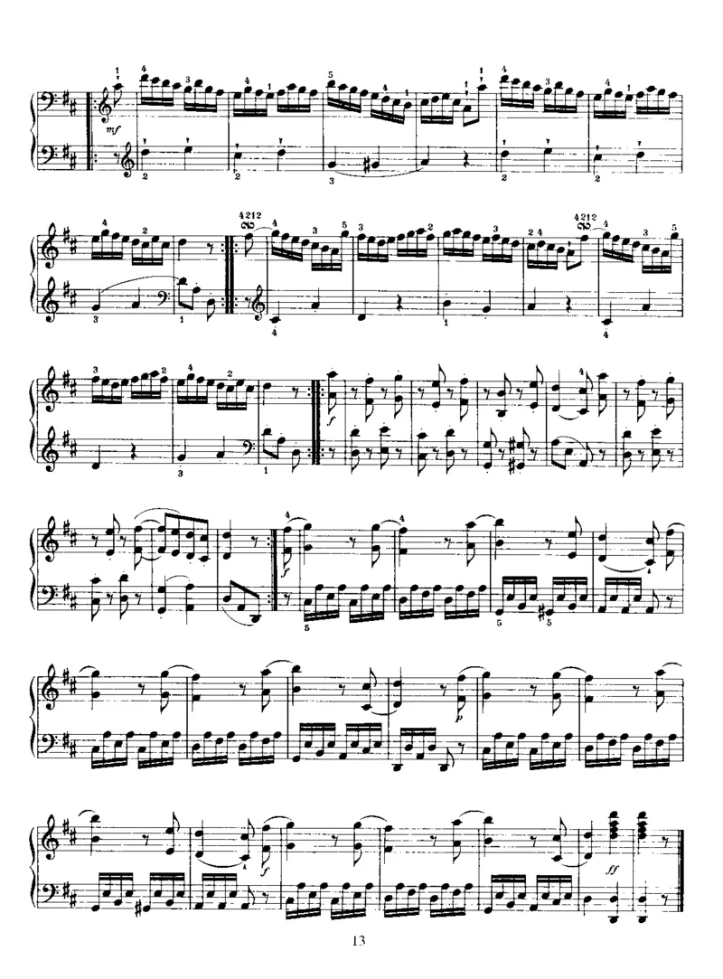 PianoSonataNo19inD_NoRestriction_一万首著名钢琴曲谱哈农贝多芬合集视频教学电子版高清无水印可打印_1古典钢琴知名音乐家谱_海顿钢琴谱全集_奏鸣曲