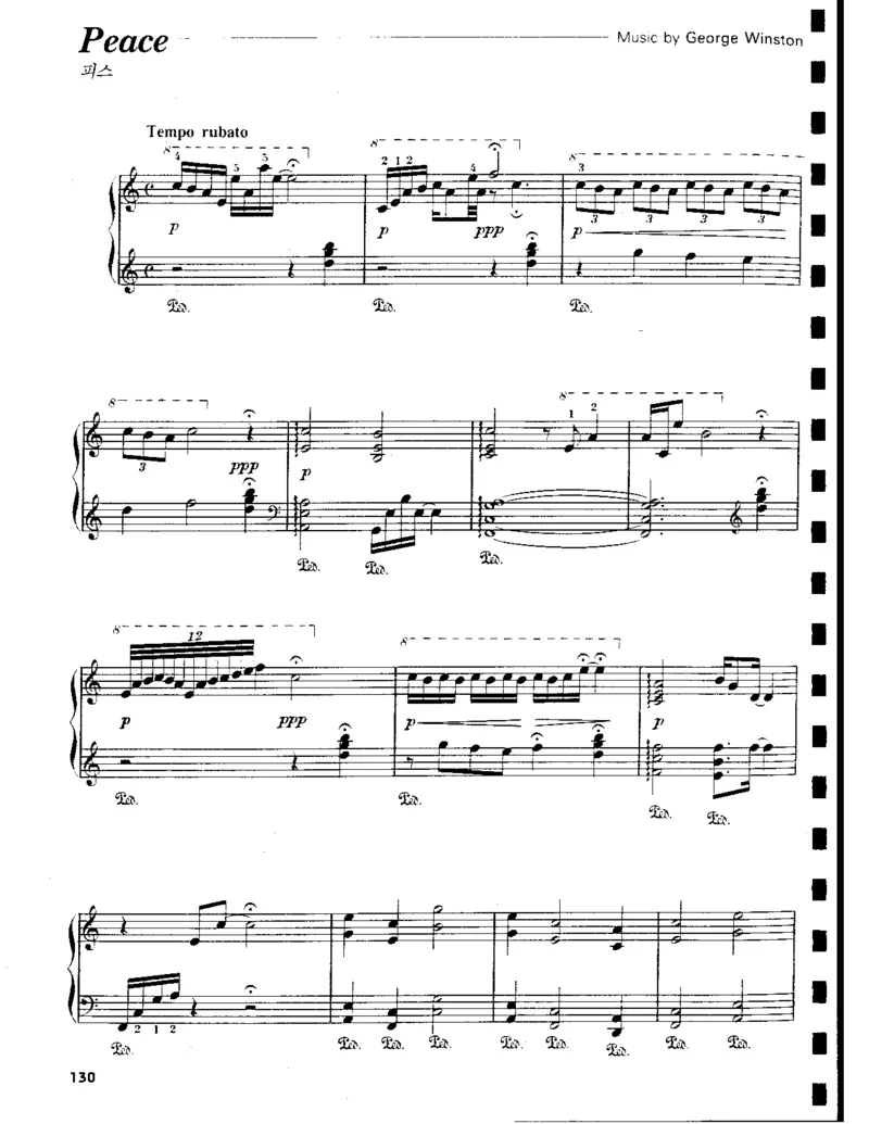 GeorgeWinstonPianoSolos_一万首著名钢琴曲谱哈农贝多芬合集视频教学电子版高清无水印可打印_06影视钢琴谱合集_影视主题曲钢琴谱