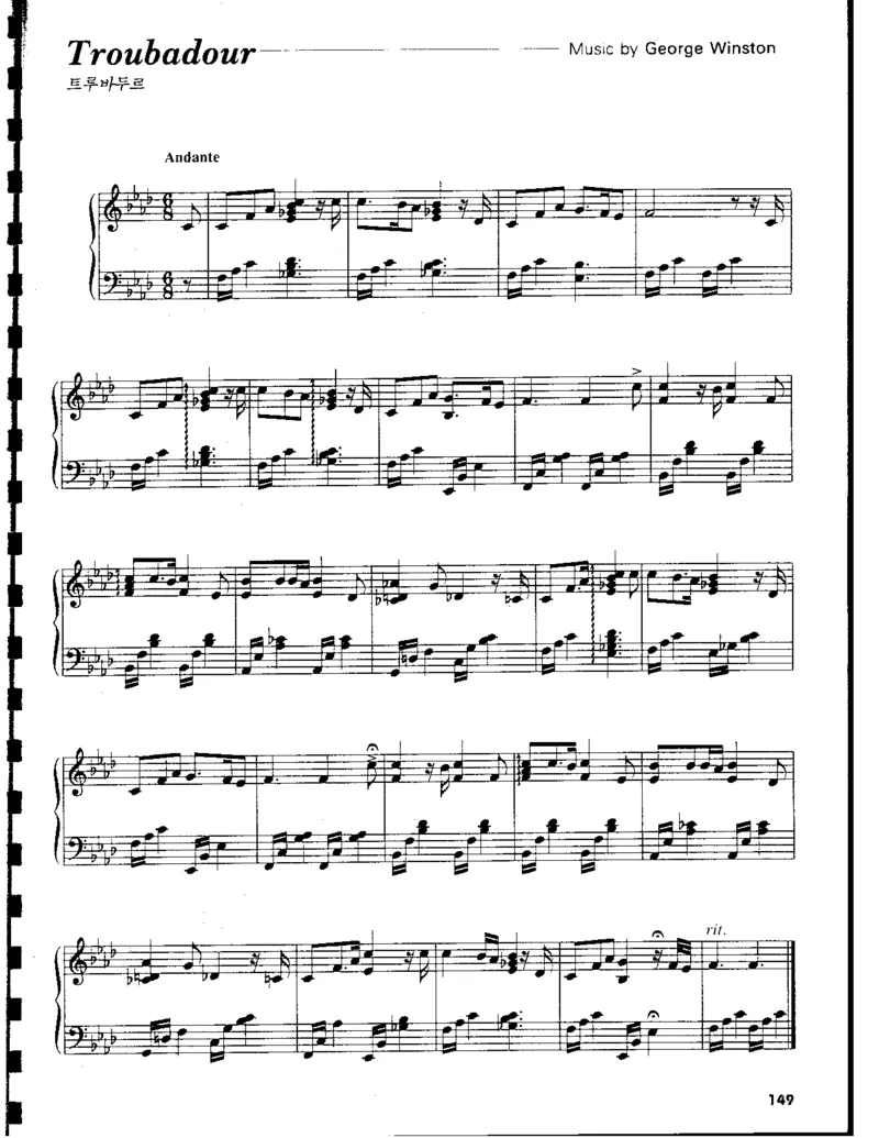 GeorgeWinstonPianoSolos_一万首著名钢琴曲谱哈农贝多芬合集视频教学电子版高清无水印可打印_06影视钢琴谱合集_影视主题曲钢琴谱