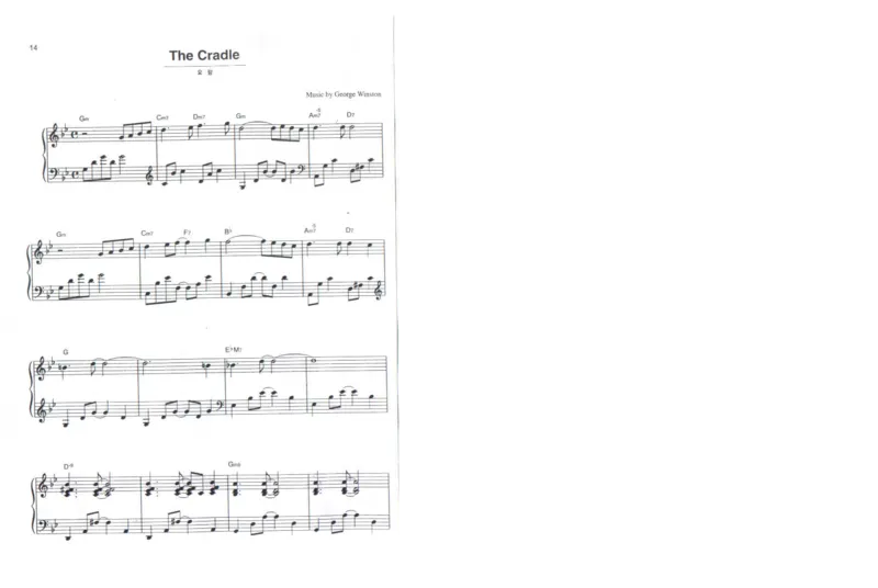 GeorgeWinstonPianoSolos_一万首著名钢琴曲谱哈农贝多芬合集视频教学电子版高清无水印可打印_06影视钢琴谱合集_影视主题曲钢琴谱