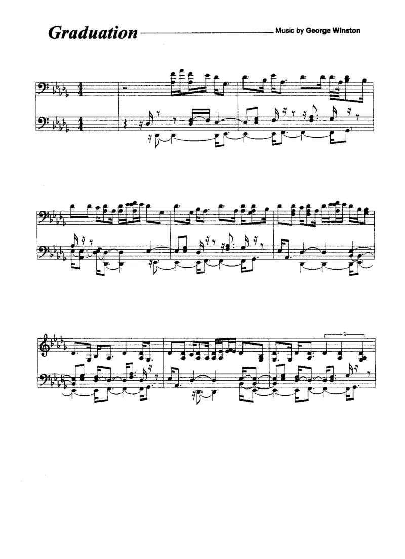 GeorgeWinstonPianoSolos_一万首著名钢琴曲谱哈农贝多芬合集视频教学电子版高清无水印可打印_06影视钢琴谱合集_影视主题曲钢琴谱