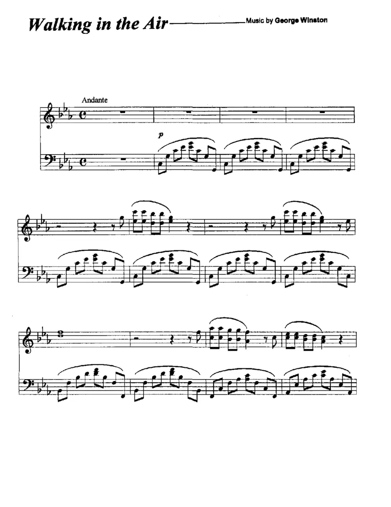 GeorgeWinstonPianoSolos_一万首著名钢琴曲谱哈农贝多芬合集视频教学电子版高清无水印可打印_06影视钢琴谱合集_影视主题曲钢琴谱