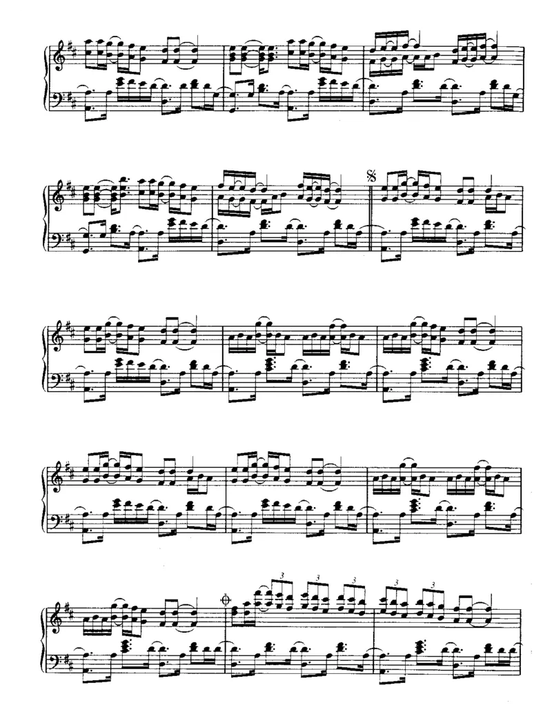 GeorgeWinstonPianoSolos_一万首著名钢琴曲谱哈农贝多芬合集视频教学电子版高清无水印可打印_06影视钢琴谱合集_影视主题曲钢琴谱