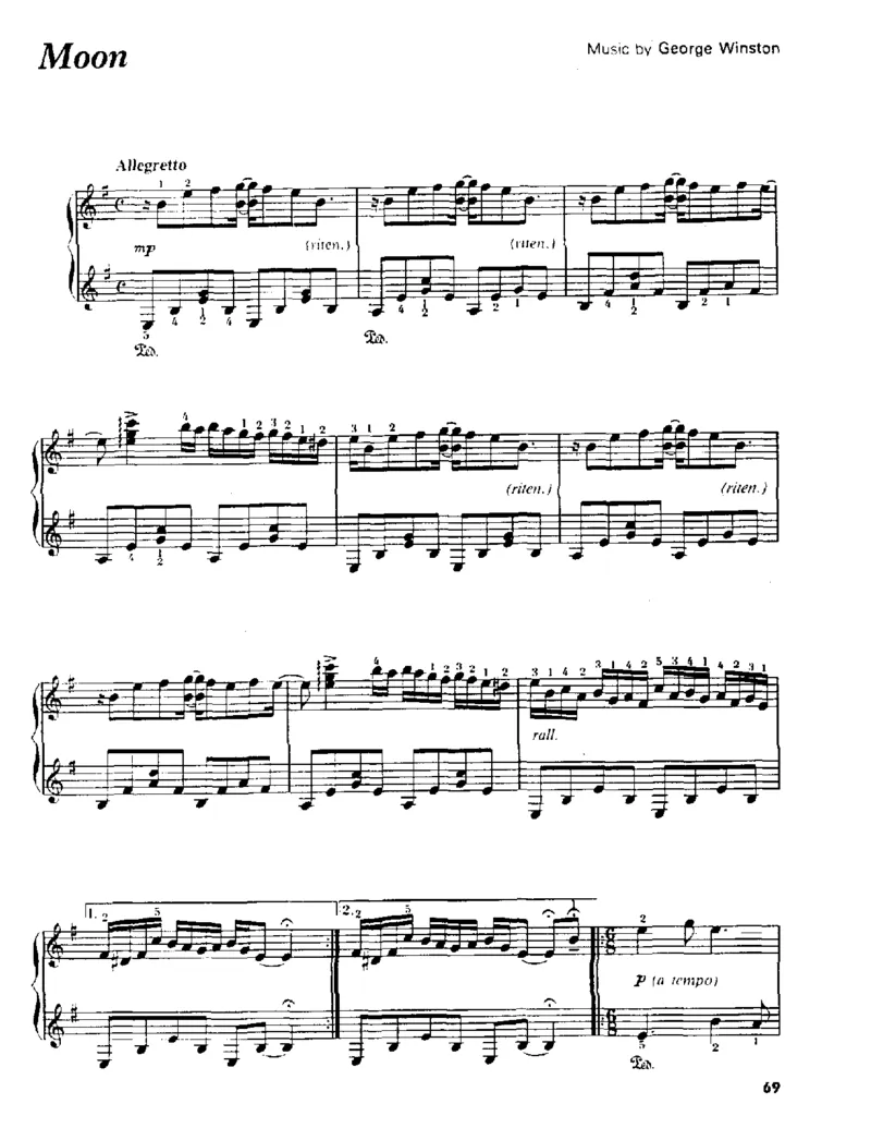 GeorgeWinstonPianoSolos_一万首著名钢琴曲谱哈农贝多芬合集视频教学电子版高清无水印可打印_06影视钢琴谱合集_影视主题曲钢琴谱