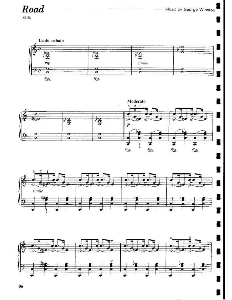 GeorgeWinstonPianoSolos_一万首著名钢琴曲谱哈农贝多芬合集视频教学电子版高清无水印可打印_06影视钢琴谱合集_影视主题曲钢琴谱