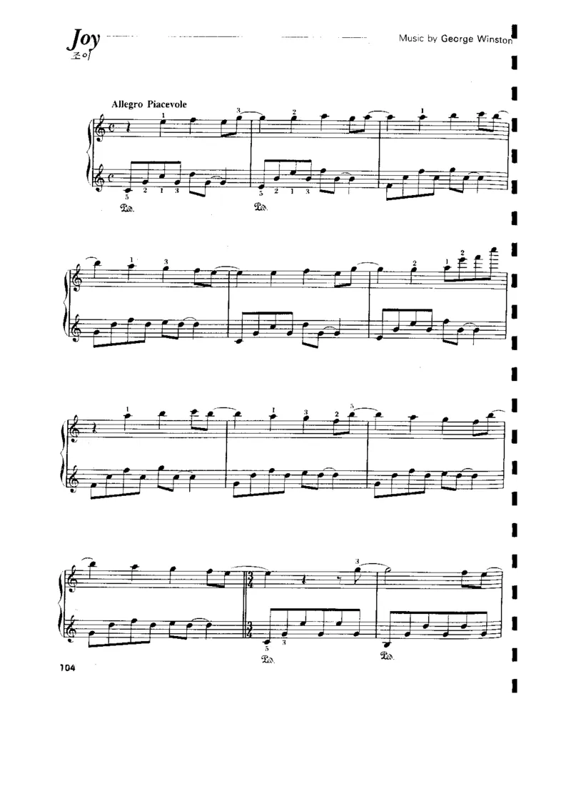 GeorgeWinstonPianoSolos_一万首著名钢琴曲谱哈农贝多芬合集视频教学电子版高清无水印可打印_06影视钢琴谱合集_影视主题曲钢琴谱