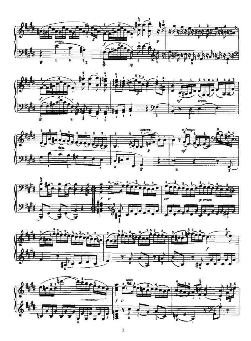 PianoSonataNo22inE_NoRestriction_一万首著名钢琴曲谱哈农贝多芬合集视频教学电子版高清无水印可打印_1古典钢琴知名音乐家谱_海顿钢琴谱全集_奏鸣曲