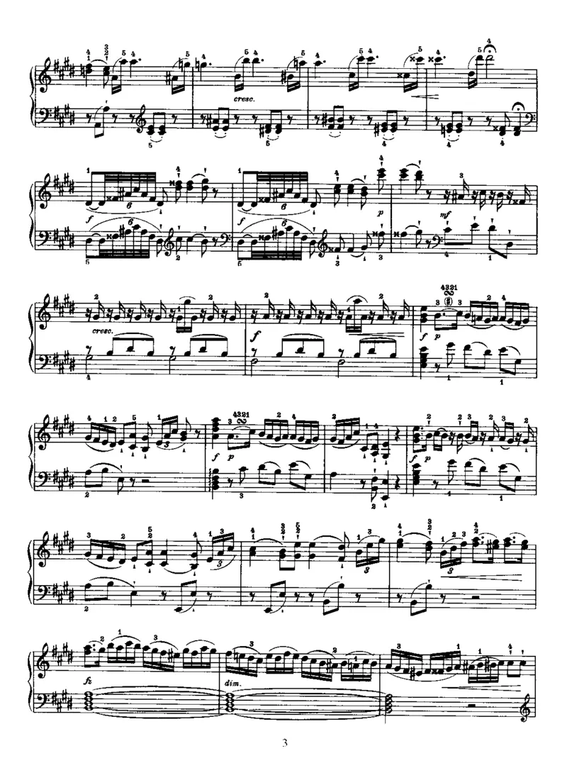 PianoSonataNo22inE_NoRestriction_一万首著名钢琴曲谱哈农贝多芬合集视频教学电子版高清无水印可打印_1古典钢琴知名音乐家谱_海顿钢琴谱全集_奏鸣曲