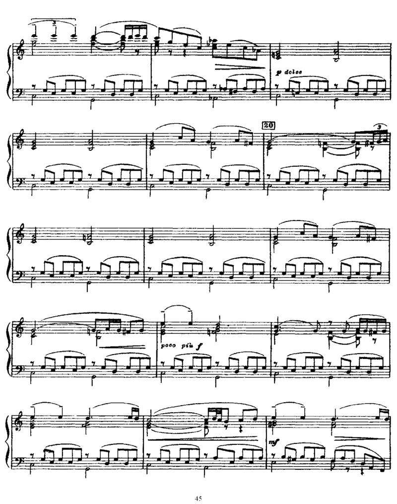 TheNutcracker,Op71(part1)_一万首著名钢琴曲谱哈农贝多芬合集视频教学电子版高清无水印可打印_1古典钢琴知名音乐家谱_柴科夫斯基钢琴谱全集_芭蕾舞剧钢琴版_胡桃夹子