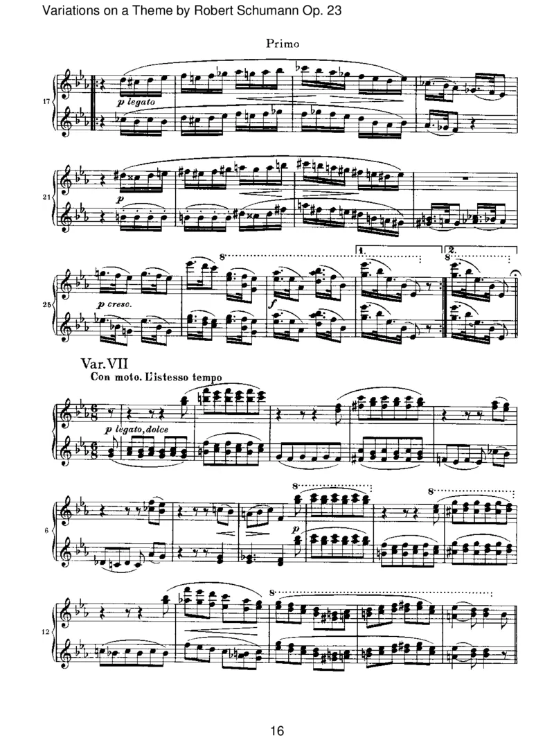 VariationsonaThemebyRobertSchumannOp.23_一万首著名钢琴曲谱哈农贝多芬合集视频教学电子版高清无水印可打印_1古典钢琴知名音乐家谱_勃拉姆斯钢琴谱全集_VI.PianoWorksforFourHands