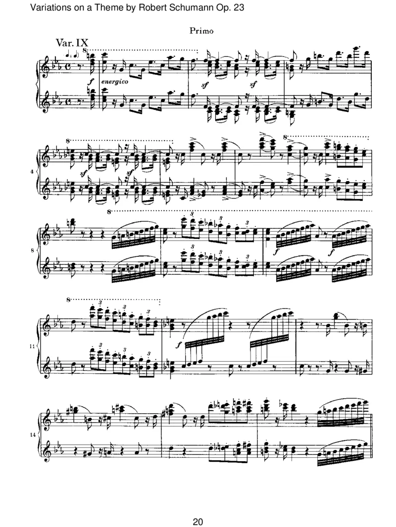 VariationsonaThemebyRobertSchumannOp.23_一万首著名钢琴曲谱哈农贝多芬合集视频教学电子版高清无水印可打印_1古典钢琴知名音乐家谱_勃拉姆斯钢琴谱全集_VI.PianoWorksforFourHands
