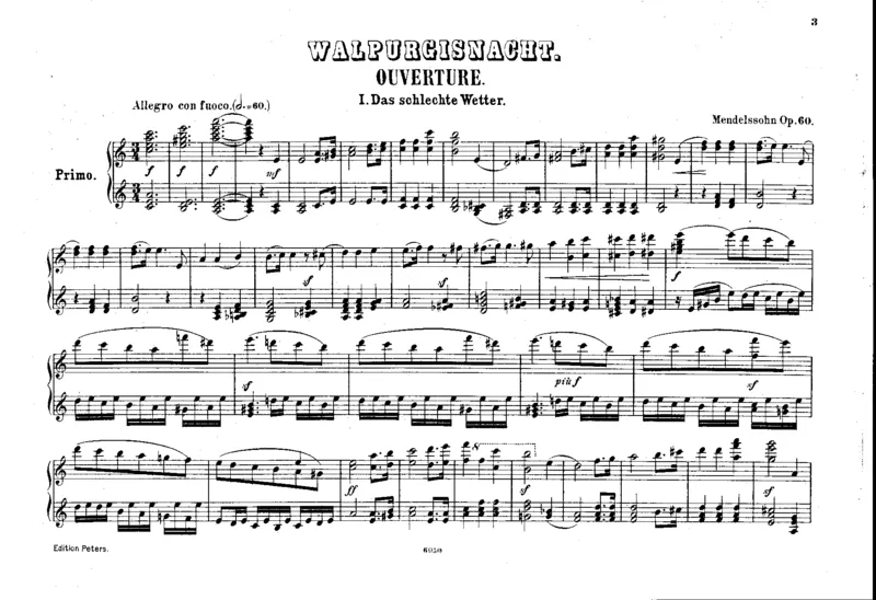 Walpurgisnacht,Op60(4Hands)_一万首著名钢琴曲谱哈农贝多芬合集视频教学电子版高清无水印可打印_02现代钢琴谱合集_马克西姆钢琴谱全集_门德尔松钢琴谱全集_四手连弹