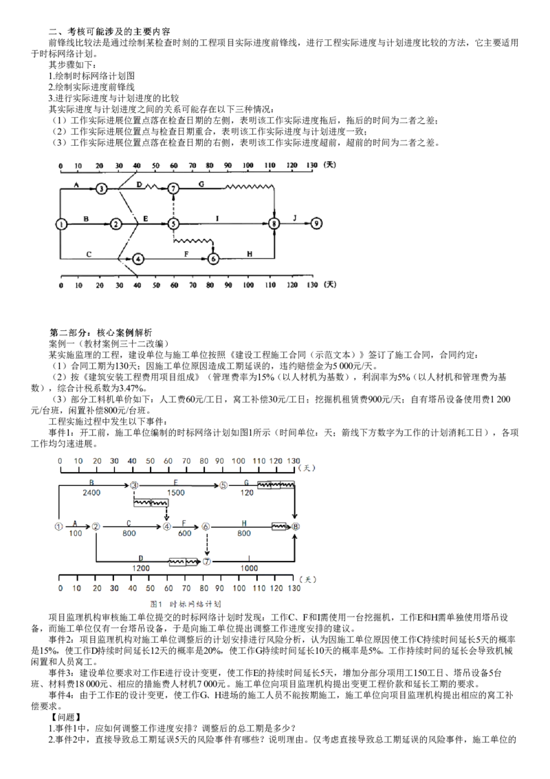 WM_05-第07讲　双代号时标网络计划应用_监理工程师_2025监理工程师_2025年监理工程师-各大机构_2025年监理-土建案例_机构2-JG_01.精讲班-陈.江潮_讲义