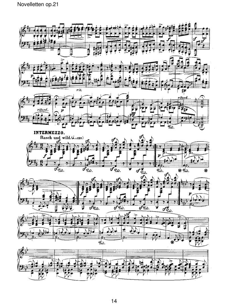 Novellettenop.21_一万首著名钢琴曲谱哈农贝多芬合集视频教学电子版高清无水印可打印_1古典钢琴知名音乐家谱_舒曼钢琴谱全集_RobertSchumann罗伯特&middot;舒曼(1810-1856)