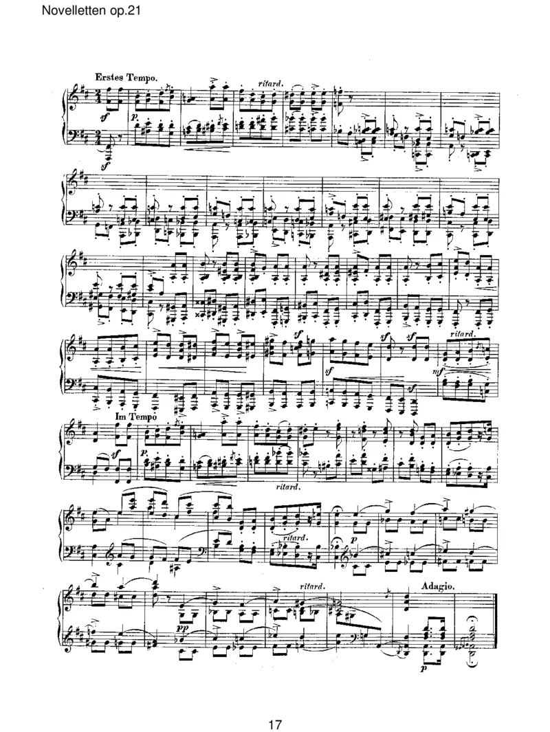 Novellettenop.21_一万首著名钢琴曲谱哈农贝多芬合集视频教学电子版高清无水印可打印_1古典钢琴知名音乐家谱_舒曼钢琴谱全集_RobertSchumann罗伯特&middot;舒曼(1810-1856)