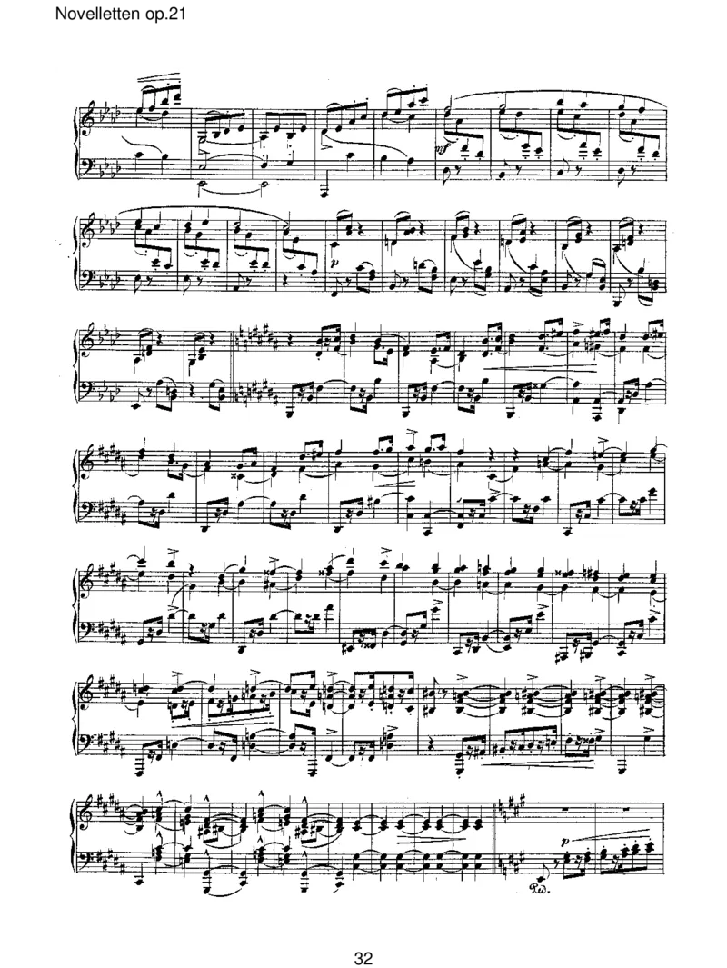 Novellettenop.21_一万首著名钢琴曲谱哈农贝多芬合集视频教学电子版高清无水印可打印_1古典钢琴知名音乐家谱_舒曼钢琴谱全集_RobertSchumann罗伯特&middot;舒曼(1810-1856)