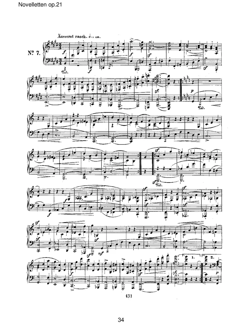 Novellettenop.21_一万首著名钢琴曲谱哈农贝多芬合集视频教学电子版高清无水印可打印_1古典钢琴知名音乐家谱_舒曼钢琴谱全集_RobertSchumann罗伯特&middot;舒曼(1810-1856)