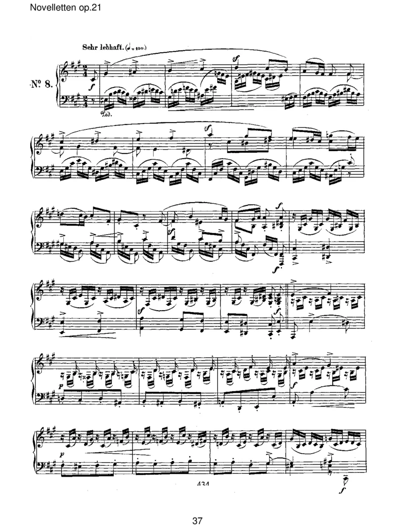 Novellettenop.21_一万首著名钢琴曲谱哈农贝多芬合集视频教学电子版高清无水印可打印_1古典钢琴知名音乐家谱_舒曼钢琴谱全集_RobertSchumann罗伯特&middot;舒曼(1810-1856)