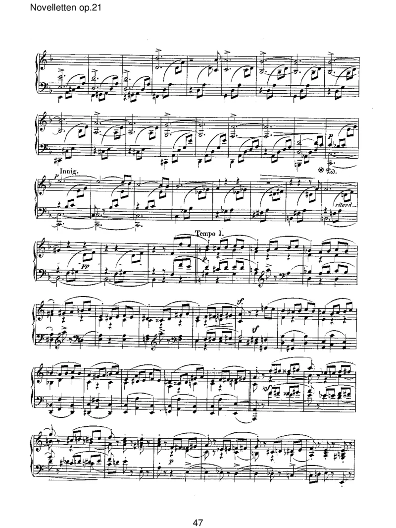 Novellettenop.21_一万首著名钢琴曲谱哈农贝多芬合集视频教学电子版高清无水印可打印_1古典钢琴知名音乐家谱_舒曼钢琴谱全集_RobertSchumann罗伯特&middot;舒曼(1810-1856)