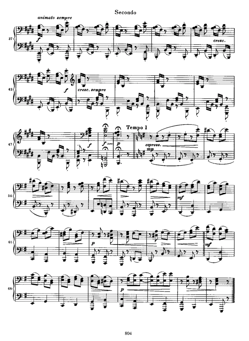 HungarianDanceNo20ine_一万首著名钢琴曲谱哈农贝多芬合集视频教学电子版高清无水印可打印_1古典钢琴知名音乐家谱_勃拉姆斯钢琴谱全集_匈牙利舞曲四手联弹版