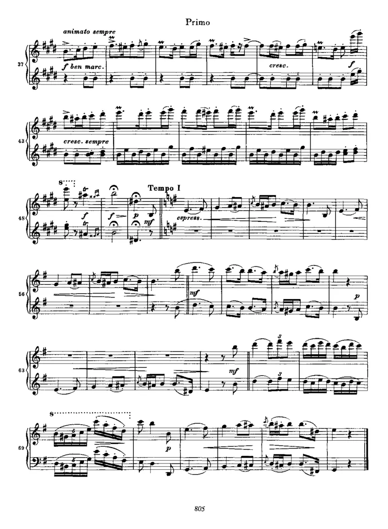 HungarianDanceNo20ine_一万首著名钢琴曲谱哈农贝多芬合集视频教学电子版高清无水印可打印_1古典钢琴知名音乐家谱_勃拉姆斯钢琴谱全集_匈牙利舞曲四手联弹版