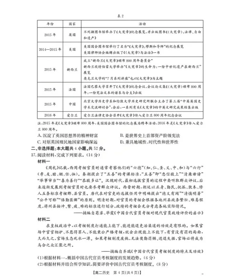 历史_2025年11月高二试卷_251102河南省南阳地区2025年秋季高二10月阶段考试卷（全）_河南省南阳地区2025-2026学年高二年级上学期10月阶段考试历史试题（图片版，含解析）