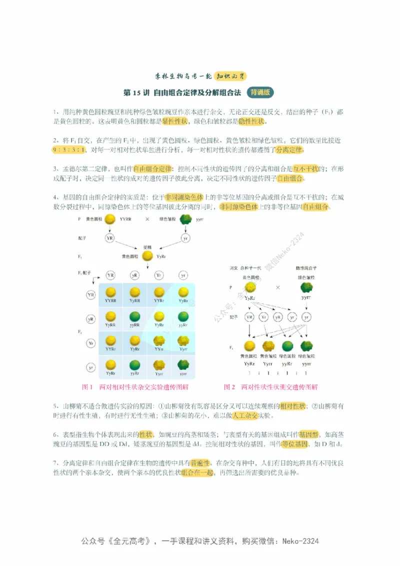 李林暑假班背诵作业（背诵版）@_2024-2025高三（6-6月题库）_2024年09月试卷_李林
