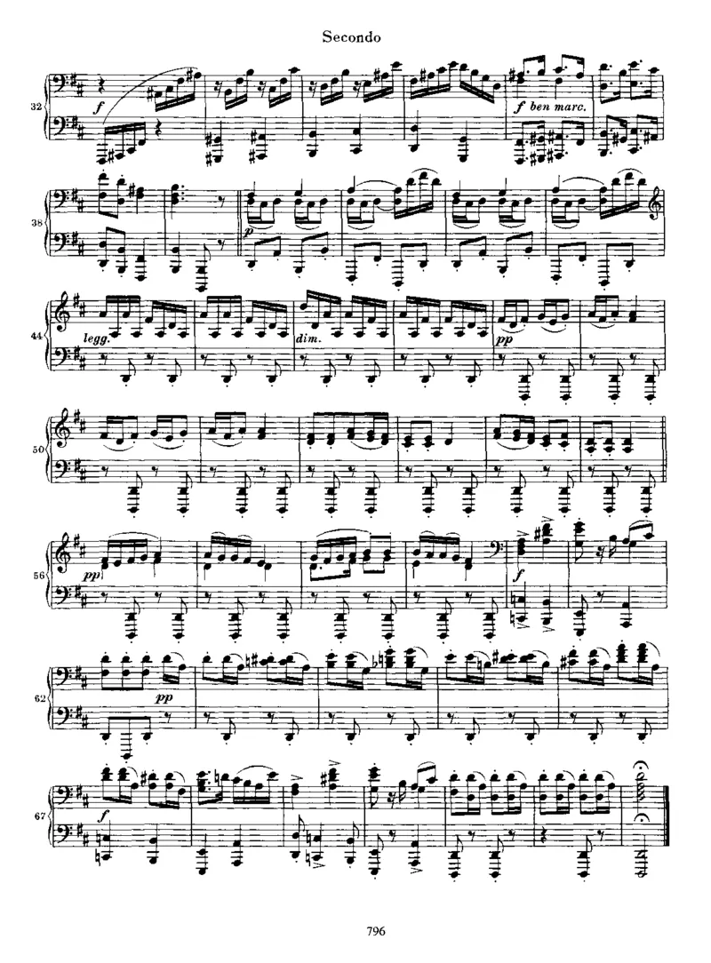 HungarianDanceNo18inD_一万首著名钢琴曲谱哈农贝多芬合集视频教学电子版高清无水印可打印_1古典钢琴知名音乐家谱_勃拉姆斯钢琴谱全集_匈牙利舞曲四手联弹版