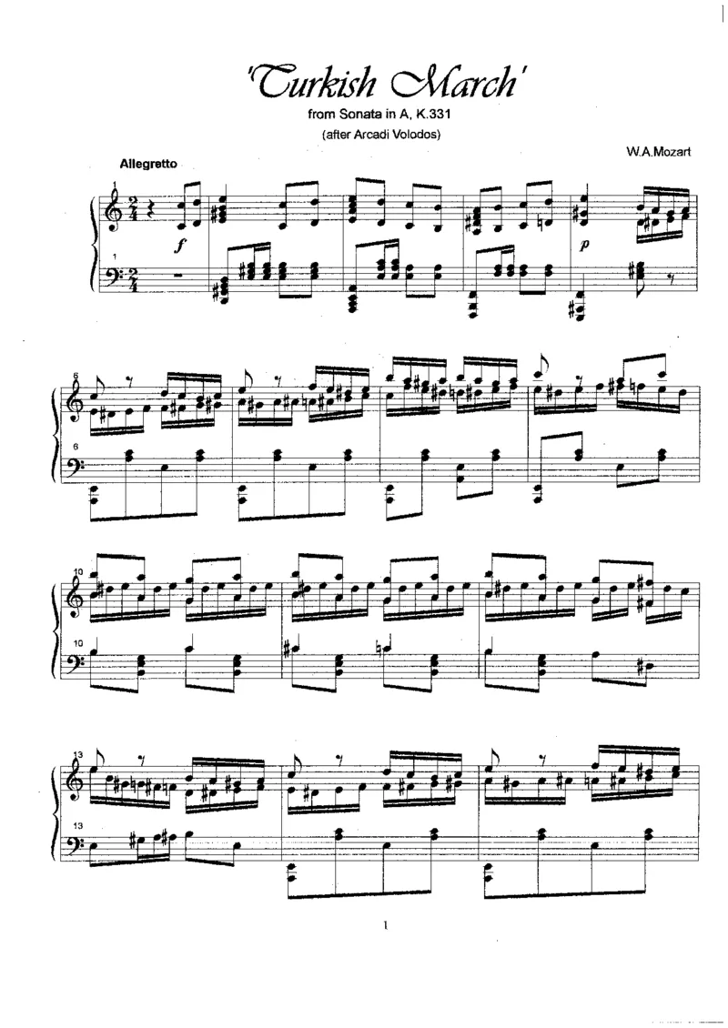 Mozart-Volodos-TurkishMarchPianoScore_一万首著名钢琴曲谱哈农贝多芬合集视频教学电子版高清无水印可打印_1古典钢琴知名音乐家谱_超高难度钢琴谱
