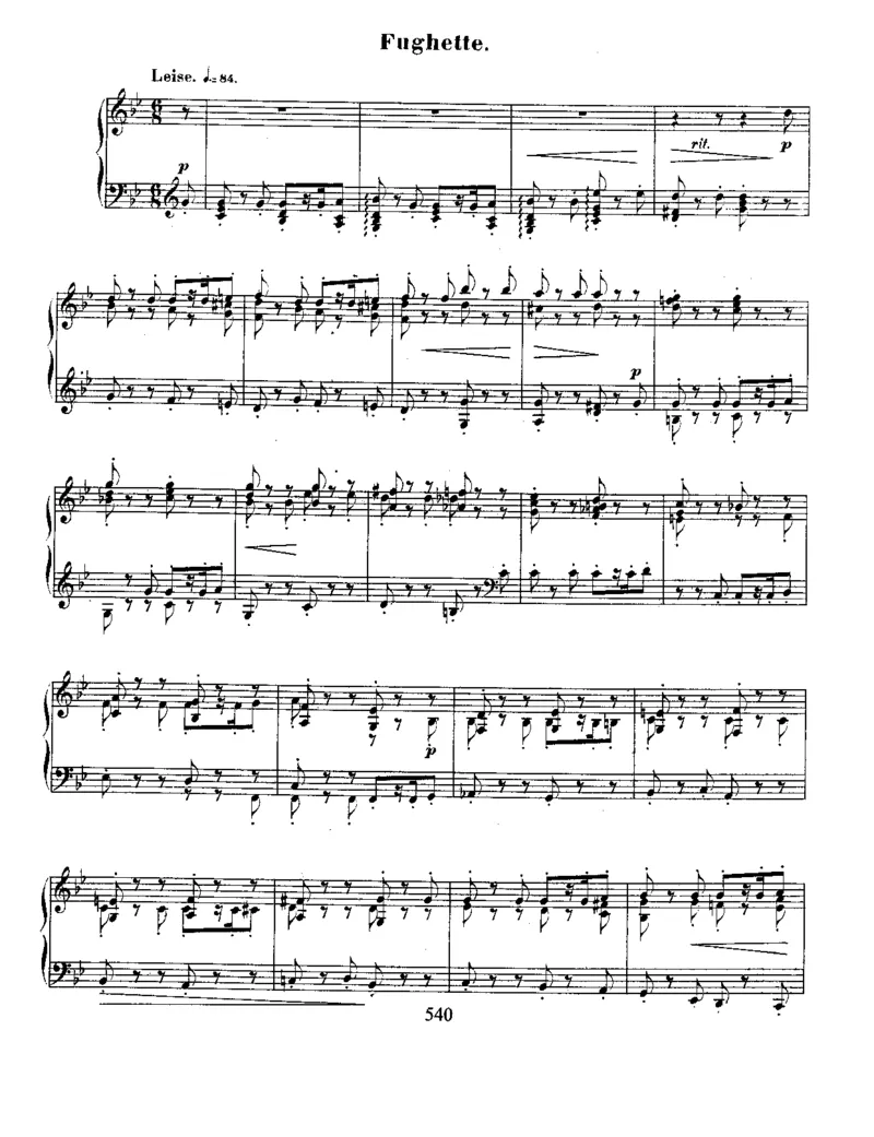Schumann-FourPieces(VierStucke),Op.32_一万首著名钢琴曲谱哈农贝多芬合集视频教学电子版高清无水印可打印_1古典钢琴知名音乐家谱_舒曼钢琴谱全集_WORKS