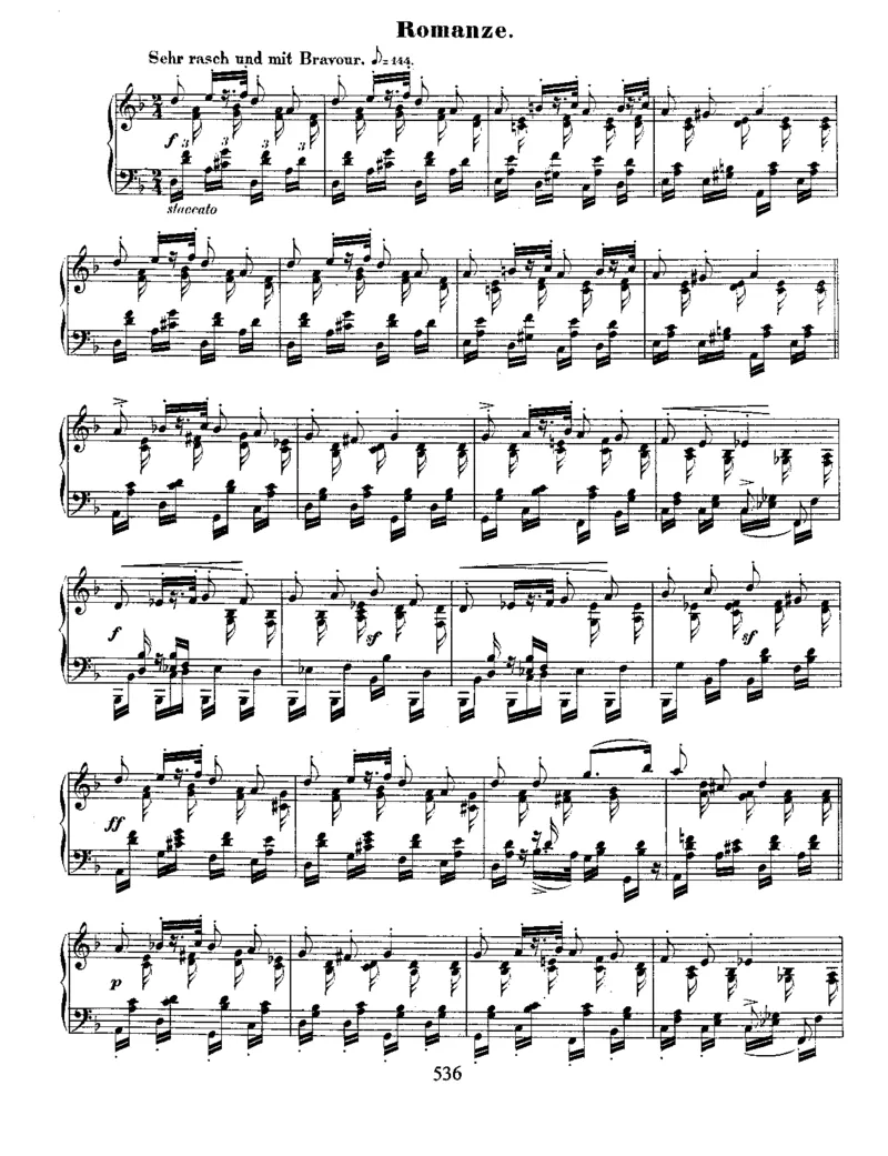 Schumann-FourPieces(VierStucke),Op.32_一万首著名钢琴曲谱哈农贝多芬合集视频教学电子版高清无水印可打印_1古典钢琴知名音乐家谱_舒曼钢琴谱全集_WORKS