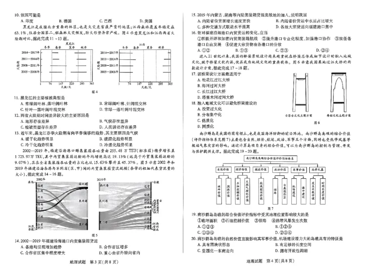 扫描件_地理试卷(1)_2023年11月_0211月合集_2024届河南省天一大联考高三上学期阶段性测试（三）（11月）_河南省天一大联考2024届高三上学期阶段性测试（三）（11月）地理