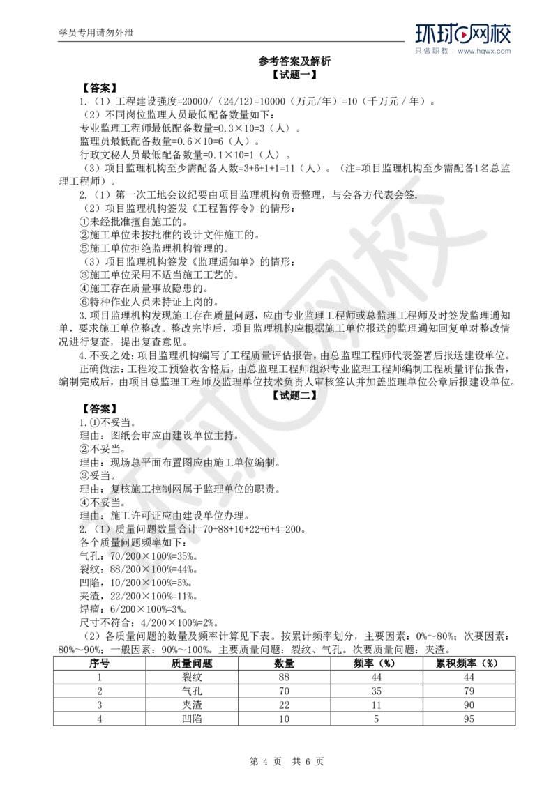 WM_2023真题解析（三）_监理工程师_2025监理工程师_2025年监理工程师-各大机构_2025年监理-土建案例_机构2-JG_00.真题班