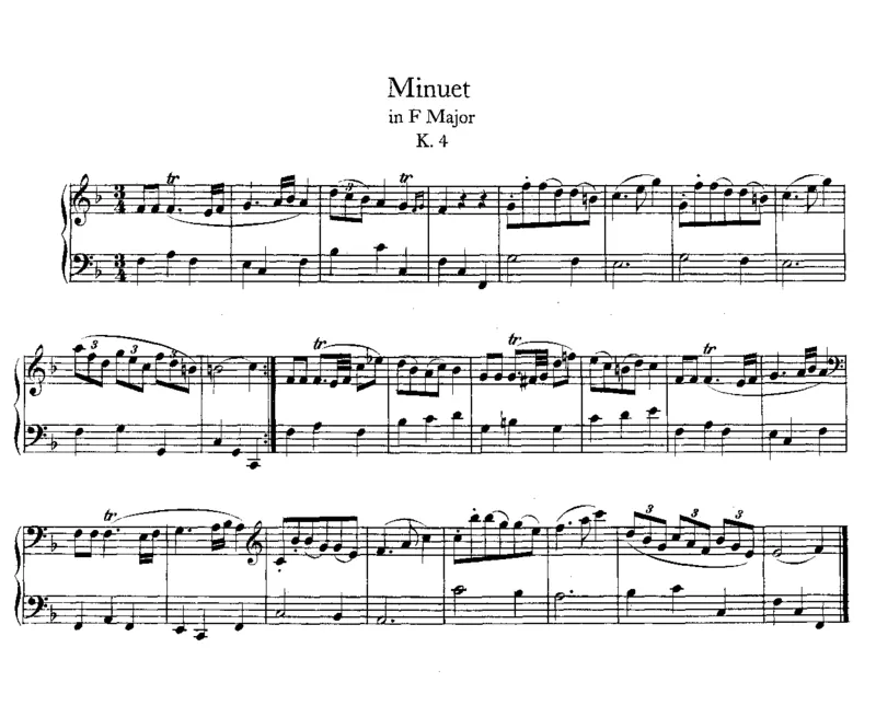 MinuetinF,K4_一万首著名钢琴曲谱哈农贝多芬合集视频教学电子版高清无水印可打印_1古典钢琴知名音乐家谱_莫扎特钢琴谱全集_0312095926_其他
