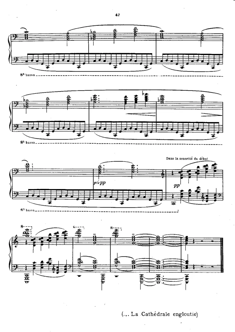 Preludes__Book_1.德彪西_一万首著名钢琴曲谱哈农贝多芬合集视频教学电子版高清无水印可打印_1古典钢琴知名音乐家谱_德彪西钢琴谱全集