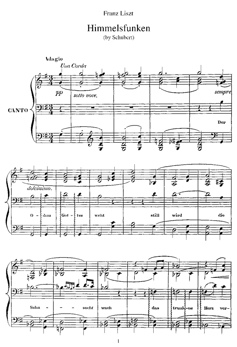 Himmelsfunken(Schubert)_一万首著名钢琴曲谱哈农贝多芬合集视频教学电子版高清无水印可打印_1古典钢琴知名音乐家谱_李斯特钢琴谱全集_改编舒伯特