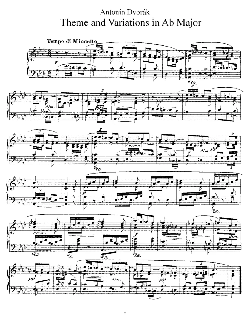 ThemeandVariationsinAb,Op36_一万首著名钢琴曲谱哈农贝多芬合集视频教学电子版高清无水印可打印_1古典钢琴知名音乐家谱_德沃夏克钢琴谱全集