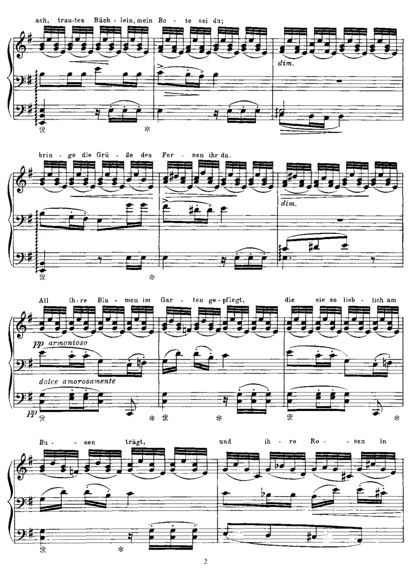 Liebesbotschaft(Schubert)_一万首著名钢琴曲谱哈农贝多芬合集视频教学电子版高清无水印可打印_1古典钢琴知名音乐家谱_李斯特钢琴谱全集_改编舒伯特