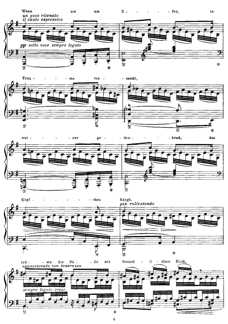 Liebesbotschaft(Schubert)_一万首著名钢琴曲谱哈农贝多芬合集视频教学电子版高清无水印可打印_1古典钢琴知名音乐家谱_李斯特钢琴谱全集_改编舒伯特