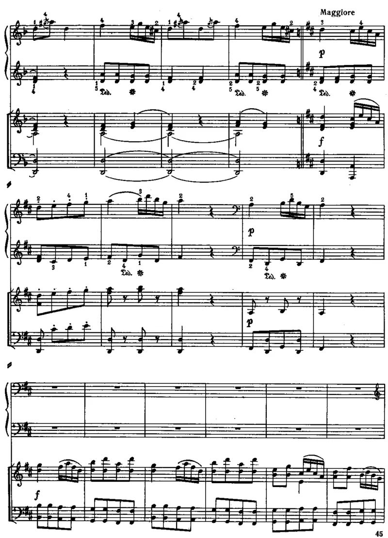 PianoConcertoinD(2Piano)_一万首著名钢琴曲谱哈农贝多芬合集视频教学电子版高清无水印可打印_1古典钢琴知名音乐家谱_海顿钢琴谱全集