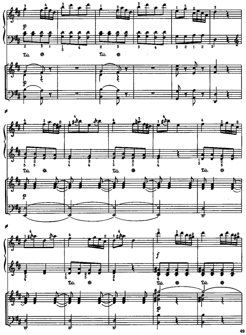 PianoConcertoinD(2Piano)_一万首著名钢琴曲谱哈农贝多芬合集视频教学电子版高清无水印可打印_1古典钢琴知名音乐家谱_海顿钢琴谱全集