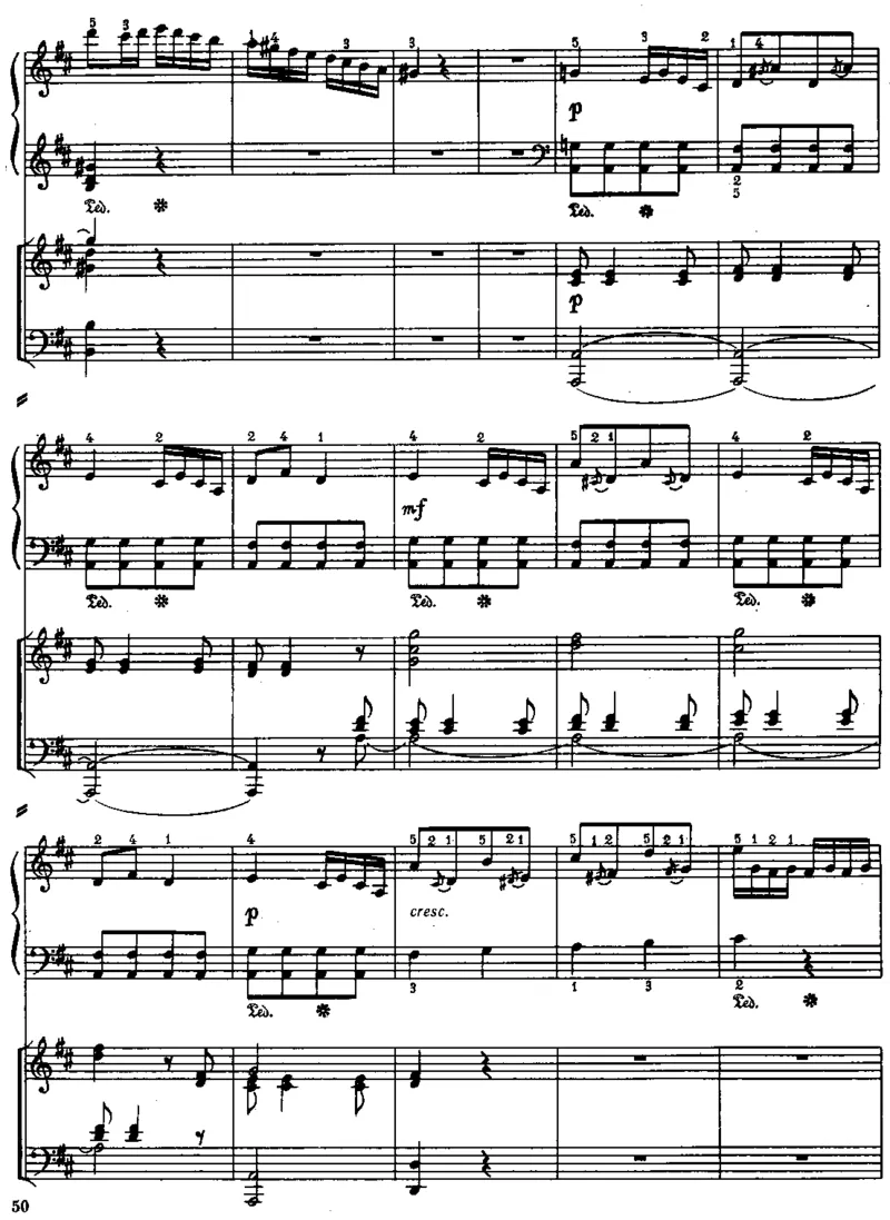 PianoConcertoinD(2Piano)_一万首著名钢琴曲谱哈农贝多芬合集视频教学电子版高清无水印可打印_1古典钢琴知名音乐家谱_海顿钢琴谱全集