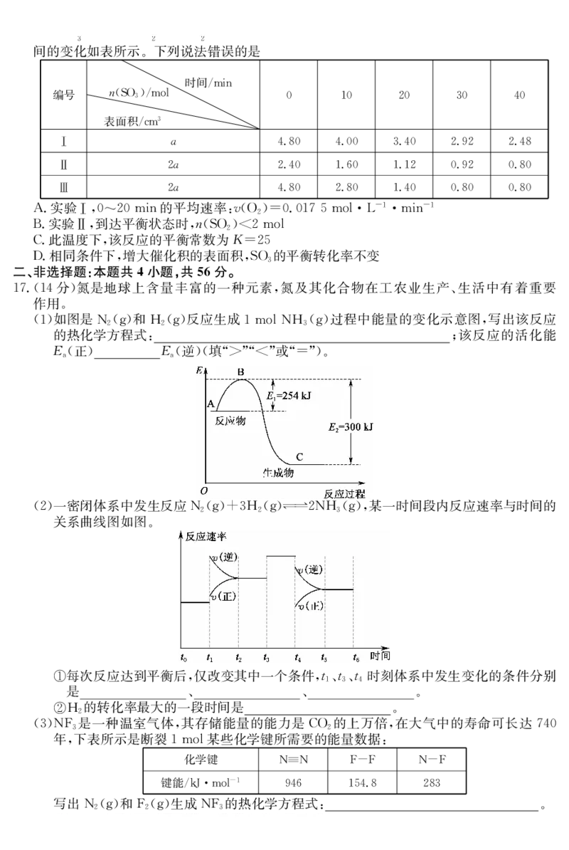 广东省深圳市盟校联盟2024-2025学年高二上学期11月期中考试化学PDF版含解析（可编辑）_2024-2025高二（7-7月题库）_2024年11月试卷
