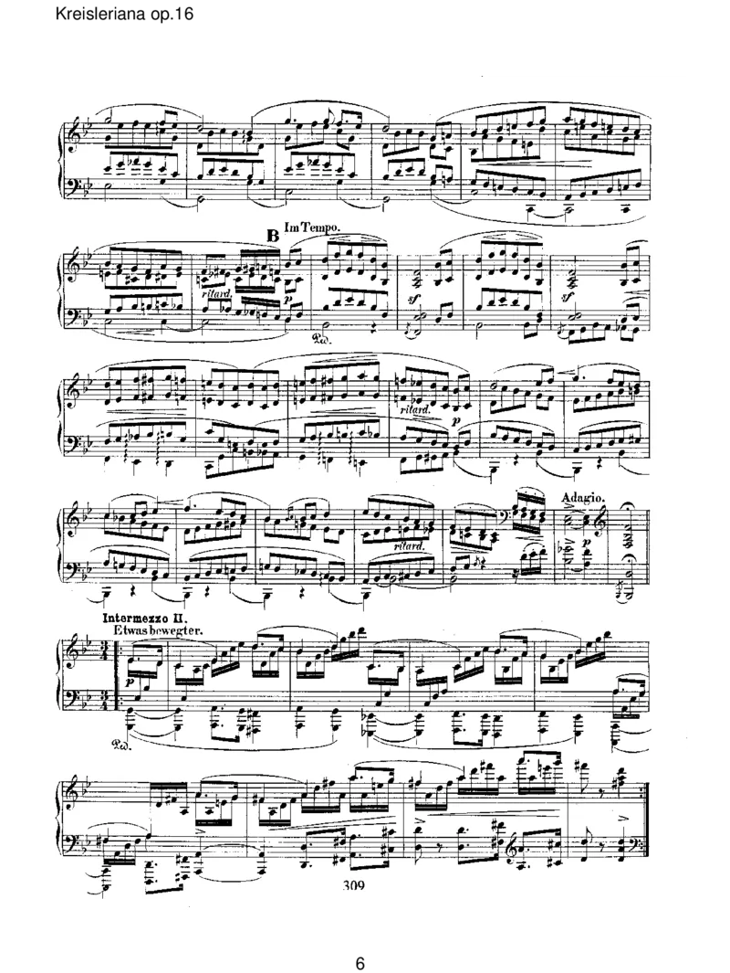 Kreislerianaop.16_一万首著名钢琴曲谱哈农贝多芬合集视频教学电子版高清无水印可打印_1古典钢琴知名音乐家谱_舒曼钢琴谱全集_RobertSchumann罗伯特&middot;舒曼(1810-1856)