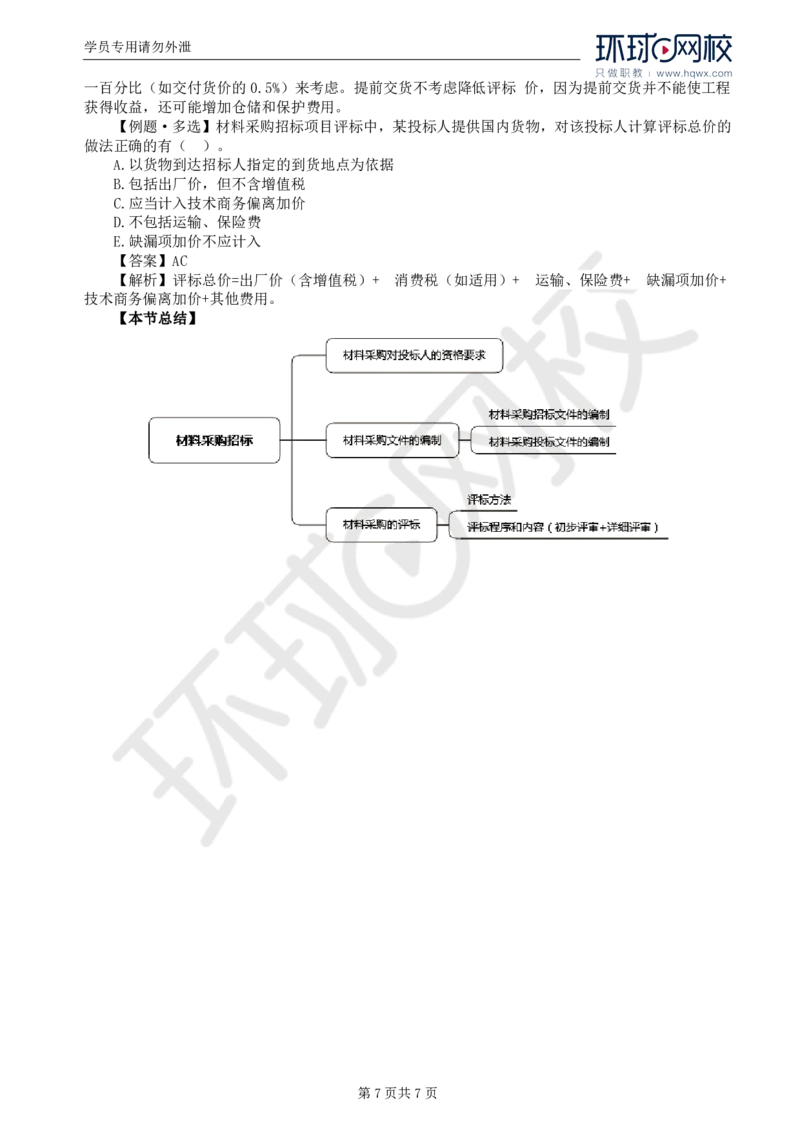 WM_18.第四章第二节材料采购招标_监理工程师_2025监理工程师_2025年监理工程师-各大机构_2025年监理-合同_机构1-HQ_01.精讲班-沈.磊_讲义