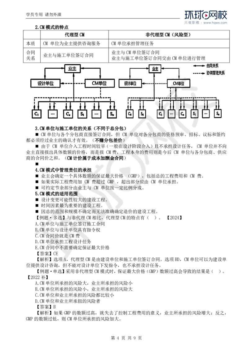 WM_28.第十一章第一节至第二节国际工程组织实施模式_监理工程师_2025监理工程师_2025年监理工程师-各大机构_2025年监理-概论_机构1-HQ_01.精讲班-王.竹梅_讲义