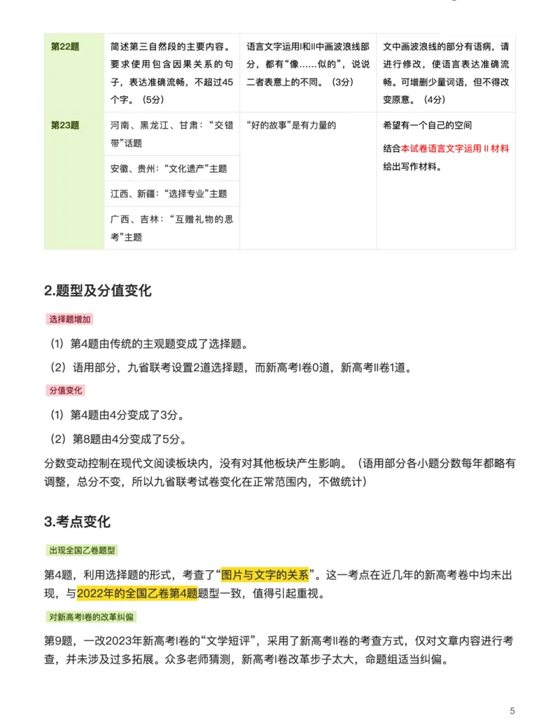 语文（细研真题，精准备考）-真题解密九省联考与高考真题研究（2024版）(1)_2024年4月_024月合集_2024届九省联考与高考真题研究考情分析-九科