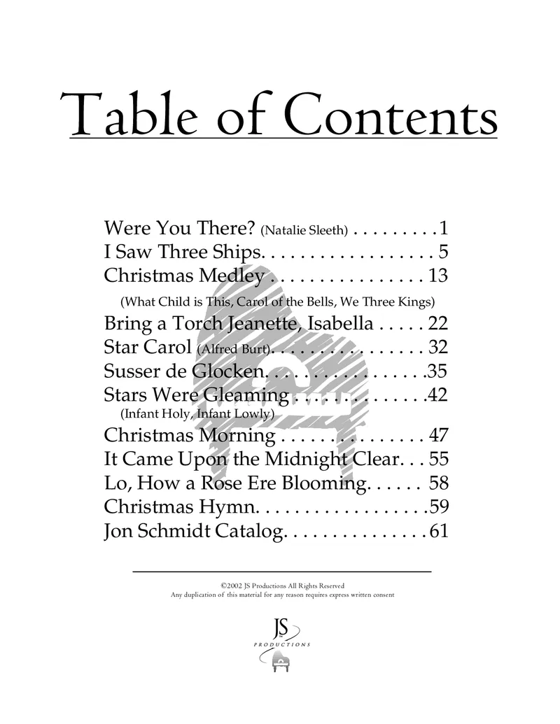 JonSchmidt钢琴独奏集4-Christmas_一万首著名钢琴曲谱哈农贝多芬合集视频教学电子版高清无水印可打印_1古典钢琴知名音乐家谱_乔恩施密特钢琴谱全集