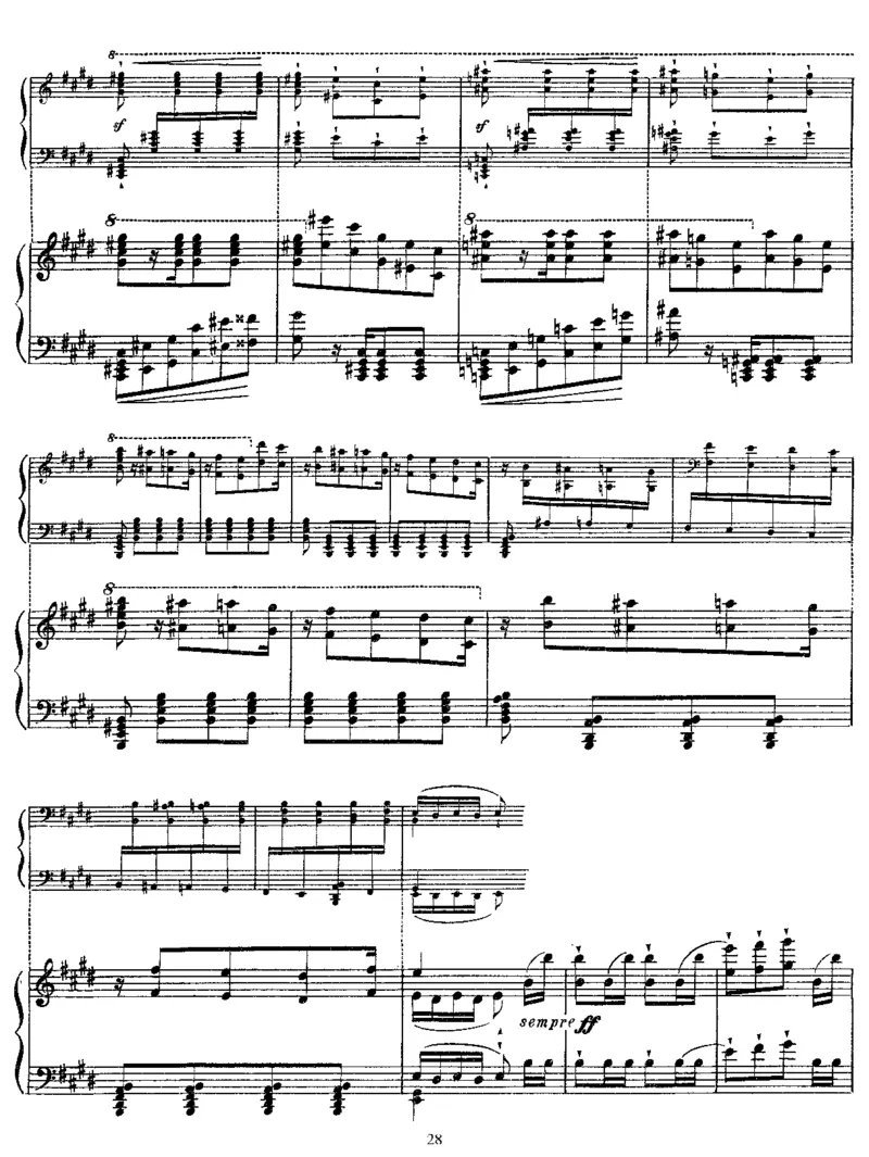 WilliamTellOverture(Rossini)_一万首著名钢琴曲谱哈农贝多芬合集视频教学电子版高清无水印可打印_1古典钢琴知名音乐家谱_李斯特钢琴谱全集_改编罗西尼