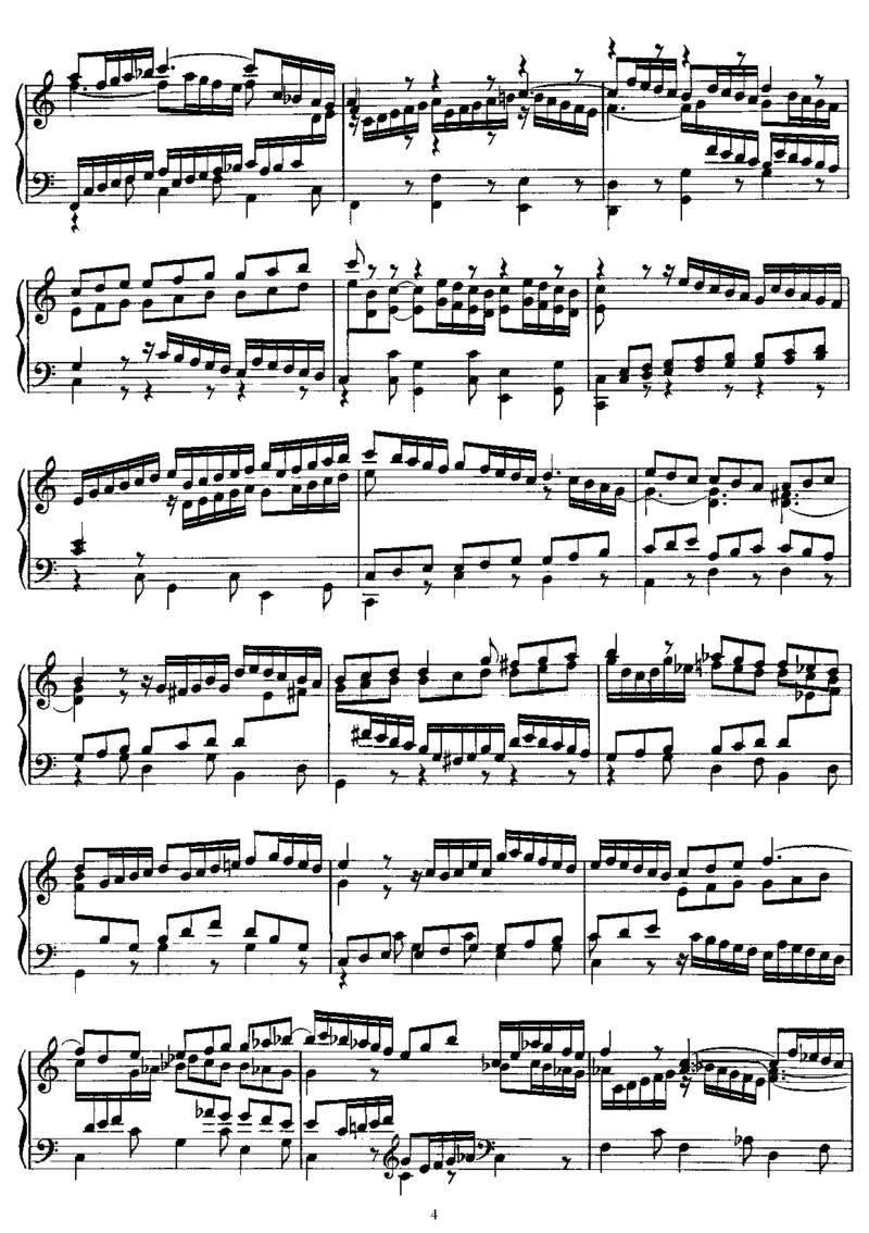 PreludeandFugueinC,BWV547(Bach)_一万首著名钢琴曲谱哈农贝多芬合集视频教学电子版高清无水印可打印_1古典钢琴知名音乐家谱_李斯特钢琴谱全集_改编巴赫